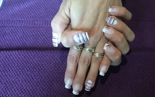 ongle deco french